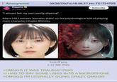 Anonymous Dexerto @Dexerto 09/26/25(Fri)18:56:17 No.721734725 "I almost felt my own sanity slipping" Subscribe Silent Hill f actress 'Konatsu Kato' on the psychological toll of playing main character Hinako Shimizu f------.png 2.32 MB PNG >OMGGG IT WAS TRAUMATIZING >I HAD TO SAY SOME LINES INTO A MICROPHONE >OMGGG I'M LITERALLY GOING CRAZY OMGGG