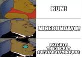 RUN! NIGERUNDAYO! EXECUTE THE SECRET JOESTAR TECHNIQUE!
