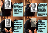 YOU ARE A PROLIFIC PRE-SOCRATIC PHILOSOPHER, MASTER OF ONE OF THE MOST PERSIGIOUS SCHOOLS IN GREECE AND POSSIBLE MASTER OF PYTHAGORAS YOU WERE THE FIRST TO POSIT AN EVOLUTIONARY VIEW OF LIFE, A FREE- FLOATING EARTH, A MECHANICAL MODEL OF THE SKY, THAT RAIN IS FROM EVAPORATION, A SCIENTIFIC MINDSET AND TO DRAW AN ACCURE MAP OF THE WORLD ALMOST NOTHING YOU WROTE DOWN SURVIVES AND YOU REMAIN MOSTLY OBSCURE ALMOST NOTHING YOU WROTE DOWN SURVIVES AND YOU REMAIN MOSTLY OBSCURE