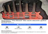 Hute Hutchins 'The Beast' Six neck electric guitar and bass! £2,150 £2,499 Message seller Alerts Send offer Share Save Description For sale is a mega rare Hutchins 'The Beast' 6-neck electric multi guitar and bass.