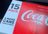ORIGINAL TA 15 PACK Coca 3 MORE CANS THAN 12 PACK