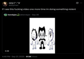 A "quote-tweet":https://knowyourmeme.com/memes/quote-retweets-qrts joking about the "OneyPlays":https://knowyourmeme.com/memes/subcultures/oney-plays animation by 3lamestuio appearing on everyone's feeds.