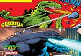 GODZIL KING THE MONSTERS ہے 3 ८५ GODZILLA コジラ DESTROYS THE MARVEL UNIVERSE F F A