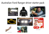 Australian Ford Ranger driver starter pack H shutterstock.com 95584012 CFMEU M 2 92 12-18 DIAPERS HUGGIES Little Snugglers ° Helps Keep Skin Clean & Healthy (for the driver)