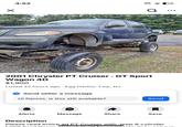 ☑ 4:52 SOS 2001 Chrysler PT Cruiser GT Sport Wagon 4D $1,900 Listed 22 hours ago Egg Harbor Twp, NJ Send seller a message Hi Dennis, is this still available? Send Alerts Message Share Save Description Please read entire ad PT Cruiser with Jeep 8 cylinder 5250 Ford Degre