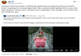 A "tweet":https://knowyourmeme.com/memes/sites/twitter-x about the "AI Video":https://knowyourmeme.com/memes/cultures/ai-video of a woman breaking a glass bridge by jumping backward with a big rock.