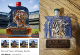 DETROIT TIGERS Established 1901 4X WORLD SERIES CHAMPIONS 1935-1945-1968-1984 Detroit Tigers Whiskey Bottle USD $34.98 USD $69.99 키 STROKE TIGERS DETROIT TIGERS Established 1901 4X WORLD SERIES CHAMPIONS 1935-1945-1968-1984