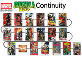 MARVEL GODALLA Continuity (Earth-616) 明 icies 三大怪獸。 地理 取 ゴジラ対メガロ 流星人愛 ングコング ヘドラ 【地球攻擊命令 ゴジラガイガン 大進擊 GODZILLA GODZILLA MARVEL ORIGINAL MARVEL YEARS UNIWBSE
