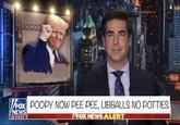 FOX POOPY NOW PEE PEE, LIBBALLS NO POTTIES NEWS 8:14 ET FOX NEWS ALERT