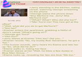 onymous feld Thread 10/01/25(Wed)21:28:06 No.940577821 >Jerry standing in the kitchen, eating cereal, watching George screaming on the phone >George slams the phone down "She MeToo'd me, Jerry! She Me Too'd me!" >"What? What? Who did she too?" 53 KB JPG >"Me! Too'd me! This new girl at the office!" >"Well, what did you do to get Me Too'd?" >"Not her!" >Kramer enters the apartment, grabbing a fistful of Jerry's cereal "What's going on?" >"George got Too'd" >"Him too?" >Jerry stares at Kramer "Him too? Did you..." " >Kramer recoils "No, my buddy Bob Sacamano, he got a Too." >The buzzer sounds, Jerry hears it's Elaine and lets her up "So, what did he do?" >Elaine walks in, hiding her face >Kramer stares at her "Well, he blew a few dudes in Blue Man Group..." >Elaine looks up, revealing her lips are blue "Me too."
