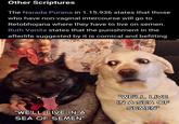Other Scriptures The Narada Purana in 1.15.936 states that those who have non-vaginal intercourse will go to Retobhojana where they have to live on semen. Ruth Vanita states that the punishment in the afterlife suggested by it is comical and befitting "WE'LL LIVE IN A SEA OF SEMEN" "WE'LL LIVE IN A SEA OF SEMEN"