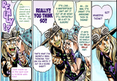 Oh, yeah~~~ Give me a pencil and paper, I'll write it up for ya...(Ya nut case) REALLY?! IT'S LIKE... A MASTERPIECE! I CAN'T GET IT AH... OH MAN, IT'S GREAT! IT'S 50? OUT OF MY MIND! AWESOME! THIS IS WHADDYA BE A HIT IN EUROPE! INSANE! THINK? YOU THINK IT'LL DEFINITELY SO?! I just made up on the spot just to SCREW with YOU! THAT'S WHAT I'VE SECRETLY BEEN THINKING, TOO! CAN YOU WRITE IT OUT ON A SCORE SHEET? IT GETS STUCK IN YOUR HEAD SO EASILY, ESPECIALLY THE 'RELLA RELLA' PART.