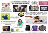 Parents refusing to have their kids diagnosed for ADHD/ EBDs because of laziness, Christian values, and/or stigma G dreamstime. Teaching in a small rural SO. MUCH. US town starterpack Jason Aldean/ Luke Bryan Confused Latino kids tnat can't speak English (and there's one EL teacher for every fifty of them) "We should be banning woke from our schools. No f-----' CRT, my daughter's gonna be PROUD of her white history" (the school is 50% Hispanic) 123RF 123RF 123RF Q123P Q123 P WOMEN FOR TRUMP JESUS SAVES "You just don't teach him right! Aidyn Braylynn never acts like that at home!" Meanwhile, Aidyn Braylynn at home: "Ms. musicalharmonica, why aren't you married?" Older women teach the younger women to be keepers at home that the Word of God be not blasphemed. Titus 2:3-5 CERTIFIED USA SOFTBALL extramarital affair scandal with the principal Coaching five sports red flag Bible verse shirts