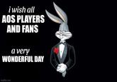 i wish all AOS PLAYERS AND FANS a very WONDERFUL DAY imgflip.com °