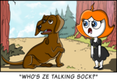 Mmm "WHO'S ZE TALKING SOCK?" Lone Loony Studios