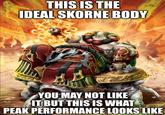 THIS IS THE IDEAL SKORNE BODY Tren YOU MAY NOT LIKE IT BUT THIS IS WHAT PEAK PERFORMANCE LOOKS LIKE