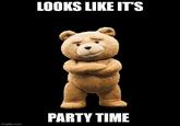 LOOKS LIKE IT'S PARTY TIME imgflip.com