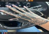 My new Halloween tattoo. ☑ Inte 100 CH 157 You + 183 57 comments