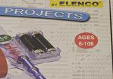 ON e ELENCO BY PROJECTS Ⓡ 析 SIZE AA 15 VOLTS Made in Indonesia shouted racharned or disposed of in fire A TI // AGES 8-108