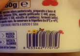 50g e E vaccino intero pastorizzato, preparato a base di ero, lampone 35%, agente gelificante: E 440, aromi, dificante: E 330, estratto di sambuco), fermenti lattici. capsula sopra. Da conservare in frigorifero tra 0°C e +4°C. CONTENERE FRUTTA A GUSCIO E SOIA > > RACCOLTA PLASTICA RACCOLTA ALLUMINIO zioni del tuo Comune 8 033462 770756
