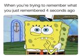 When you're trying to remember what you just remembered 4 seconds ago +5 ㅁㅁ @MTKYUAN