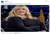 A "tweet":https://knowyourmeme.com/memes/sites/twitter-x using the "AI image":https://knowyourmeme.com/memes/cultures/ai-art of "Sabrina Carpenter":https://knowyourmeme.com/memes/people/sabrina-carpenter as an obese woman on "_The Tonight Show Starring Jimmy Fallon_":https://knowyourmeme.com/memes/people/jimmy-fallon.
