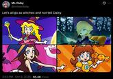A play on the "let's all shave our jawlines" Daisy tweet. The tweet is about dressing as witches for Halloween.
