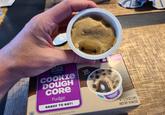 BAKE HOUSE creations COOKIE DOUGH CORE Fudge Reapy tо еат! Fudge filled center! 4 CUPS 280 Non-GMO & Safe to Eat Raw 4-2.740Z CUPS (NET WT 10.96 OZ)