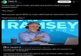 Flappr⭑ @flapprdotnet Subscribe Ø... "So you have 36k in credit card debt and another 200k in unpaid student loans?" "Yes, Dave." "And you just spent $690 on soap called Sydney Sweeney's bathwater?" "That's correct, Dave." IRA ISEY SHOW Dr. Squatch @DrSquatchSoapCo - May 29 You kept asking about Sydney Sweeney's bathwater after we released our commercial... so we kept it. Introducing Sydney's Bathwater Bliss! A very real, limited-edition soap made with Sydney's actual bathwater....