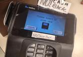 VeriFone A34 U. BACK. Please insert or slide card Language/ Lenguaje NO CASH Back Alt ID OZ 2 ABC 3 DEF 5 JKL 6 MNO 4 GMI PRS 8 TUV MAY