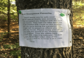 Dear Anonymous Passerby, Don't worry, you're safe now! Your act of casual cruelty was successful. The complaint you lodged with the HOA was heard. They had me take down the small treefort that I built on this location with my sons during the pandemic. No longer will its presence offend your walk) past my house. Please enjoy your stroll free from the sound of my children's play and laughter. They are safely back inside now, watching television I'm sure. Enjoy the unobstructed view of my backyard. I will try to keep it up to code. Best -Dave