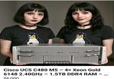 Using AI to sell your stuff... 1501 M . Cisco UCS C480 M5 - 4x Xeon Gold 6148 2.40GHZ - 1.5TB DDR4 RAM - $6.000 -