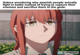 Aztecs wondering why spanish people actually fight in battle instead of trying to capture their enemies and sacrifice them to the gods: KAPWING