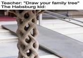 Teacher: "Draw your family tree" The Habsburg kid: