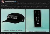 A Threads post by travelingnurselex. In the post she claims that Taylor Swift may be selling dog whistle merch.