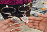 PLIT HEART KEYRINGS SHOOK Big Big Sister Suter