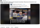 Redditor CosmaFoxx reposted news about how " Make-A-Wish Wisconsin board member Shannon Kobylarczyk steps down, loses job," after threatening a Hispanic U.S. Navy veteran with ICE at a Brewers vs Dodgers game in October 2025.