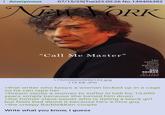 : Anonymous 07/15/25(Tue)23:00:26 No.149406382 NEW YORK "Call Me Master" The sadistic power games of fantasy author NEIL GAIMAN. BY LILA SHAPIRO 1752536235996102.jpg 119 KB JPG >that writer who keeps a woman locked up in a cage so he can r--- her >Dream sends a woman to suffer in hell for 10,000 years simply because she turned him down >the former slave-owner who is dating a black girl but feels bad about it because he's a nice guy >the creepy Barbie&Ken couple Write what you know, I guess