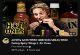 ALA MILDER ORIGINAL HOT ONES AUCE Jeremy Allen White Embraces Chaos While Eating Spicy Wings | Hot Ones First We Feast 257K views • 4 hours ago IN 20:27