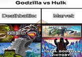 Godzilla vs Hulk Deathbattle: DEATH BATTLE! HULK HAS PHD DEATH BATTLE! momozó Marvel: ANG TOTAL GODZILLA VICTORY!!