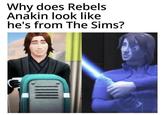 Why does Rebels Anakin look like he's from The Sims?