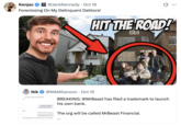 X user @JackKennedy posted a graphic showing MrBeast smiling next to a destitute family, writing, "Foreclosing On My Delinquent Debtors!" The post gathered over 15,000 likes in a day.