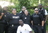A photo of security guards from the website tacticalbodyguardservices.com.