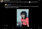 Retribution @wakeofashes7 22h When the alt girls are turning on Hasan, you know yeet @Awk20000 Oct 16 | is getting bad idontlistentoradiohead discusses the harassment she received after calling out Hasan on TikTok 0:55 my DMs are full of people threatening to Ossault me 271 2 ill 86