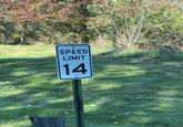 SPEED LIMIT 14