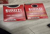 A Sig om 12 KEURIG GENUINE K-CUP PODS KEURIG GENUINE K-CUP PODS EIGHT O'CLOCK THE ORIGINAL MEDIUM ROAST COFFEE TM EIGHTE 10 O'CLOCK MEDIUM ROAST O THE ORIGINAL Sweet, Fruity & Well-Balanced K-CUP PODS RECYCLABLE K-CUP PODS RECYCLE. -NOT RECYCLED IN MANY COMMUNITIES GROUND ARABICA COFFEE NET WT 3.4 oz (99g) RECYCLABLE K-CUP PODS PEEL SHIRECYCLE. -NOT RECYCLED IN MANY COMMUNITIES. NET WT 4.1 oz (118g)