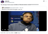 A "quote-tweet":https://knowyourmeme.com/memes/quote-retweets-qrts about "IShowSpeed's":https://knowyourmeme.com/memes/people/ishowspeed famous "EARLY STREAM!" livestream that many Speed reaction video, GIFs and memes are from, notably including the "IShowSpeed Smiling Trying Not to Laugh":https://knowyourmeme.com/memes/ishowspeed-smiling-trying-not-to-laugh meme.