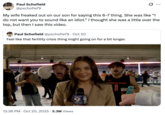 A "quote-tweet":https://knowyourmeme.com/memes/quote-retweets-qrts about the "viral video":https://knowyourmeme.com/memes/viral-videos of female reporter Olivia Cleary being harassed by a group of male Oregon State college students, who shout "67":https://knowyourmeme.com/memes/6-7-song-67-meme behind her.