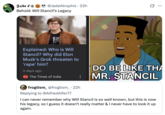 Behold: Will Stancil’s Legacy Jade @JadeAtrophis • 22h Behold: Will Stancil's Legacy ... Explained: Who is Will Stancil? Why did Elon Musk's Grok threaten to 'r---' him? 3 days ago TOI The Times of India frogtism_ @frogtism_ • 22h Replying to @AlfredAlfer77 DO BE LIKE THA MR. STANCIL I can never remember why Will Stancil is so well known, but this is now his legacy, so I guess it doesn't really matter & I never have to look it up again.