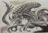Alien warrior by Matt Frank  פר ALIEN WARRIOR!